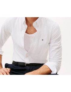 Tommy Hilfiger Camicia Slim Fit Con Bandierina Ricamata 2