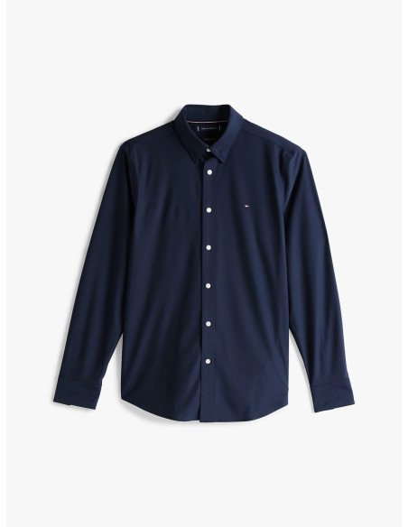 Tommy Hilfiger Camicia Slim Fit Con Bandierina Ricamata