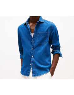 Tommy Hilfiger Camicia Regular Fit In Denim