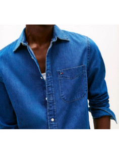 Tommy Hilfiger Camicia Regular Fit In Denim 2
