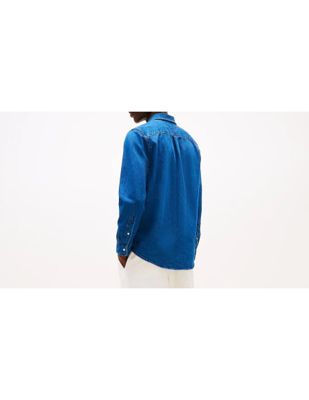 Tommy Hilfiger Camicia Regular Fit In Denim