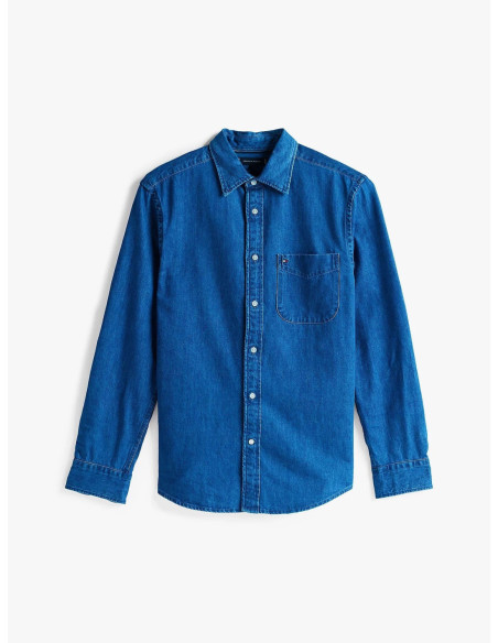 Tommy Hilfiger Camicia Regular Fit In Denim