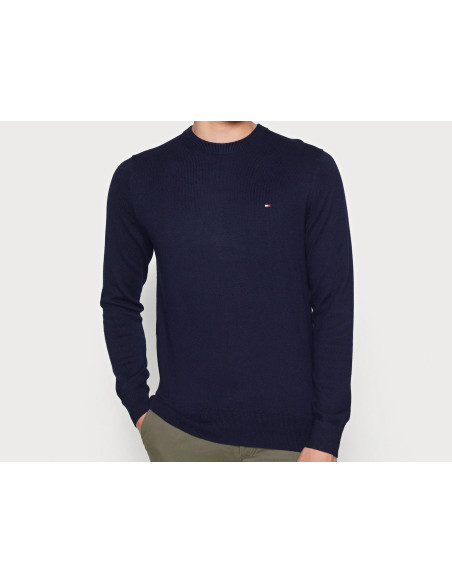 Tommy Hilfiger Pullover Con Bandierina Ricamata