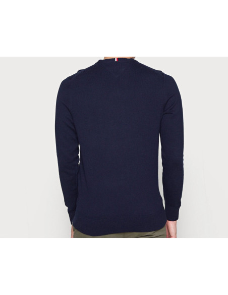 Tommy Hilfiger Pullover Con Bandierina Ricamata