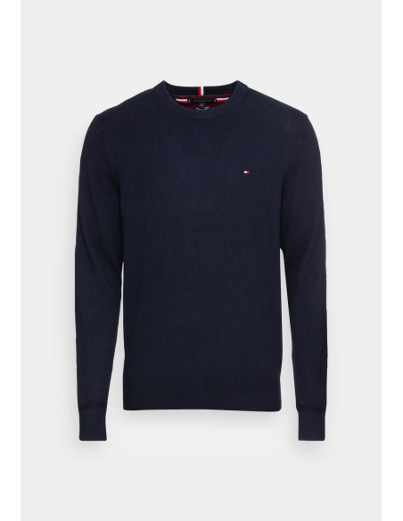 Tommy Hilfiger Pullover Con Bandierina Ricamata
