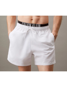Calvin Klein Costume Da Bagno Corti Con Fascia In Vita Doppia