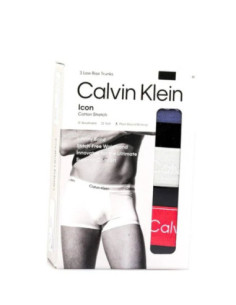 Calvin Klein Boxer A Vita Bassa In Confezione Da 3 - Icon Cotton Stretch