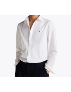 Tommy Hilfiger Camicetta TH Flex Slim Fit In Popeline