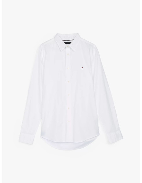 Tommy Hilfiger Camicetta TH Flex Slim Fit In Popeline