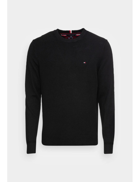 Tommy Hilfiger Pullover Con Bandierina Ricamata