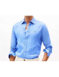 Tommy Hilfiger Camicia Regular Fit In Puro Lino