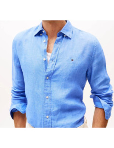 Tommy Hilfiger Camicia Regular Fit In Puro Lino 2