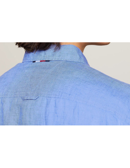 Tommy Hilfiger Camicia Regular Fit In Puro Lino