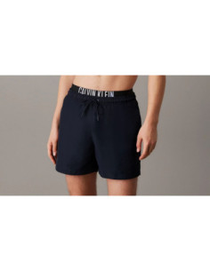 Calvin Klein Costume Da Bagno Corti Con Fascia In Vita Doppia