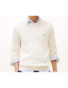 Tommy Hilfiger Pullover In Maglia Intrecciata