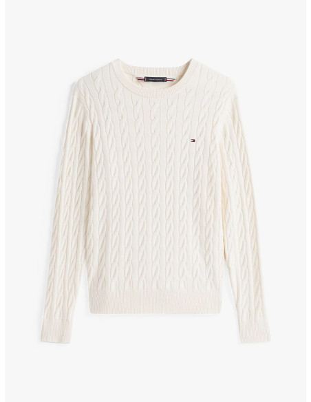 Tommy Hilfiger Pullover In Maglia Intrecciata