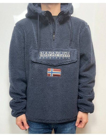 Napapijri Felpa Con Cappuccio Napapijri Burgee Curly