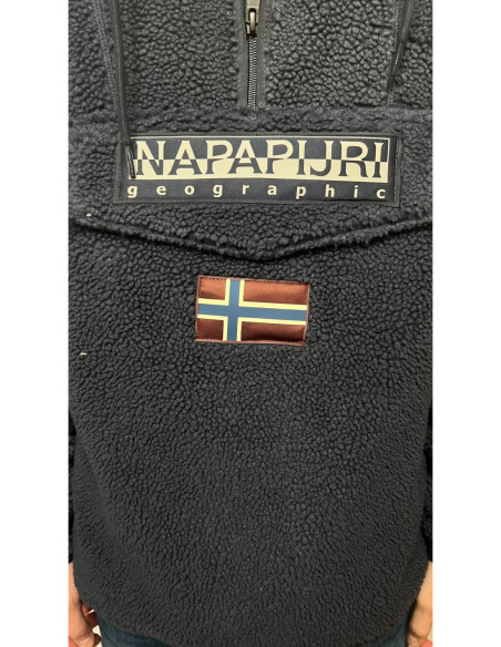 Napapijri Felpa Con Cappuccio Napapijri Burgee Curly
