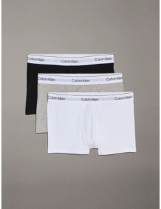 Calvin Klein Boxer A Vita Bassa In Confezione Da 3 - Icon Cotton Stretch