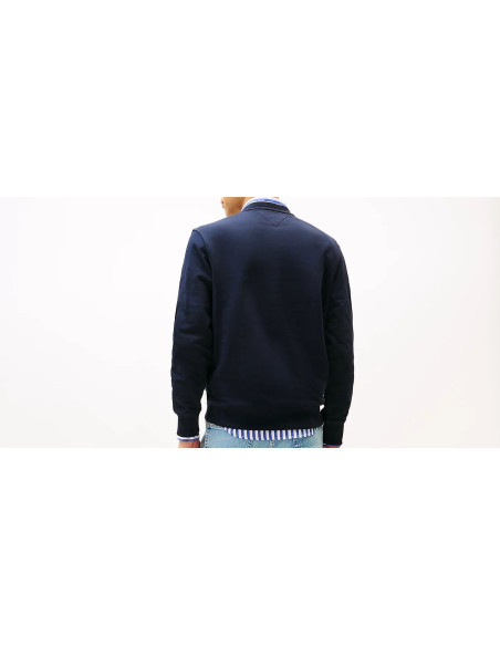 Tommy Hilfiger Felpa In Spugna Con Bandierina Ricamata