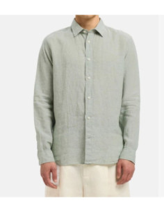 Selected Camicia In Lino A Maniche Lunghe
