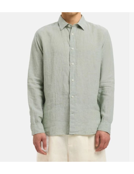 Selected Camicia In Lino A Maniche Lunghe