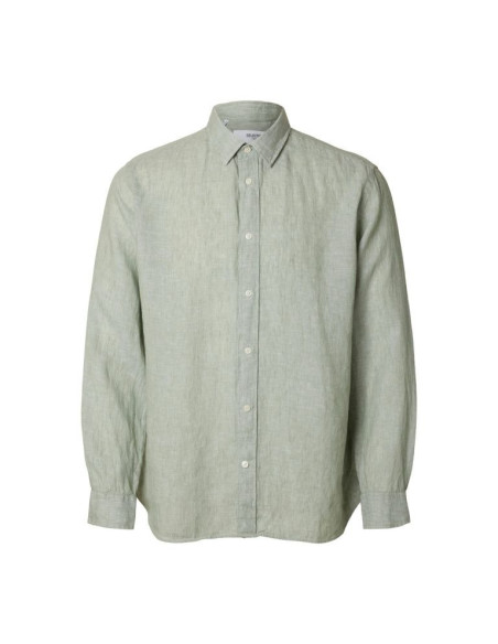 Selected Camicia In Lino A Maniche Lunghe