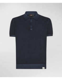 Peuterey Polo In Tricot Di Cotone Tinto Capo