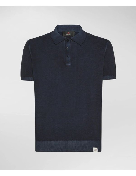 Peuterey Polo In Tricot Di Cotone Tinto Capo