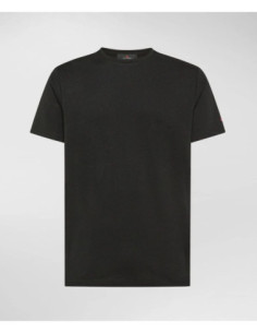 Peuterey T-Shirt In Piquet Stretch Di Cotone E Seta
