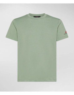 Peuterey T-Shirt In Cotone Stretch E Logo Stampato