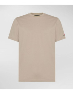 Peuterey T-Shirt In Piquet Stretch Di Cotone E Seta