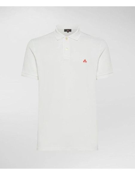 Peuterey Polo In Piqué Di Nylon Stretch