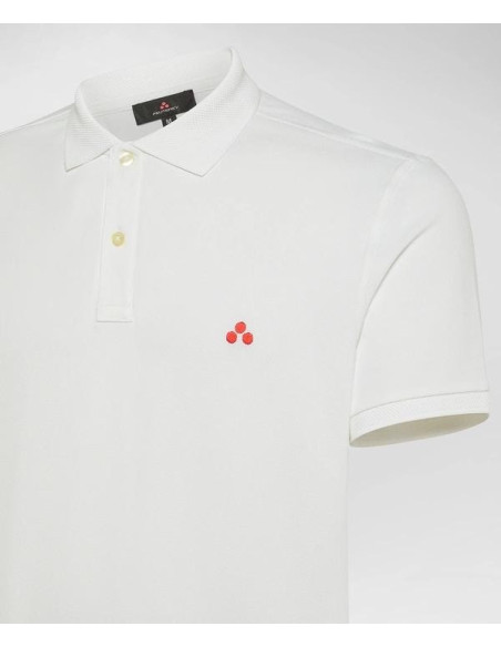 Peuterey Polo In Piqué Di Nylon Stretch