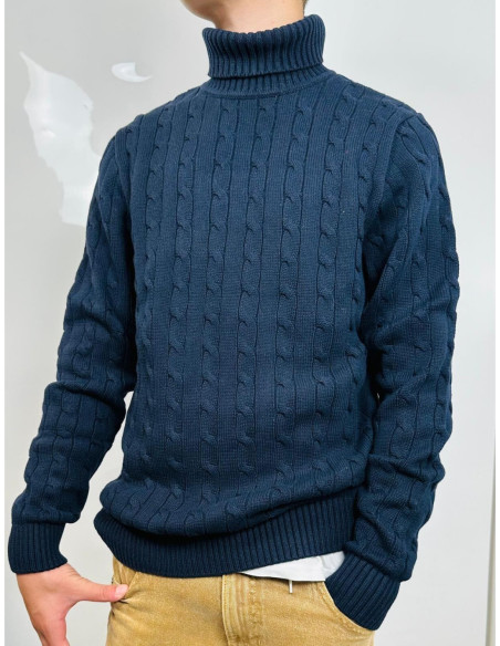 Selected Pullover A Collo Alto