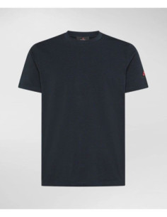 Peuterey T-Shirt In Cotone Stretch E Logo Stampato
