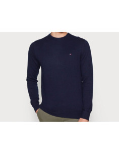 Tommy Hilfiger Pullover Con Bandierina Ricamata