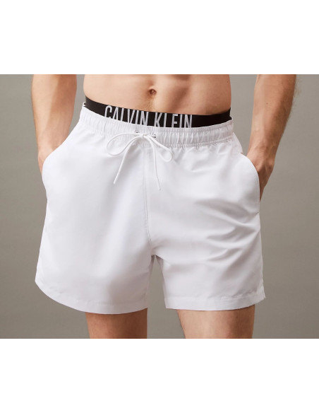 Calvin Klein Costume Da Bagno Corti Con Fascia In Vita Doppia