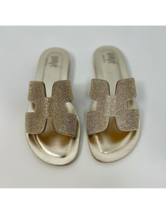 Ovyè Ciabatta Oran Con Strass