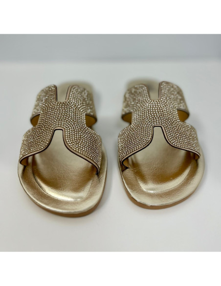 Ovyè Ciabatta Oran Con Strass