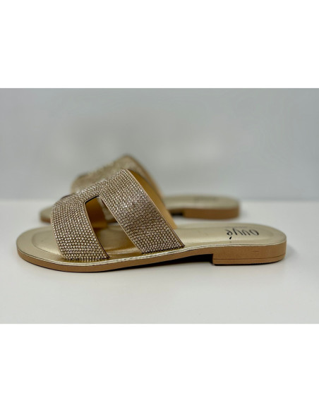 Ovyè Ciabatta Oran Con Strass
