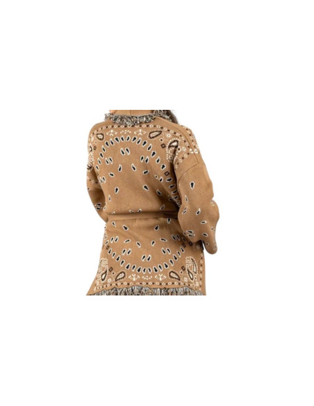 Tensione In Cardigan Sfrangiato