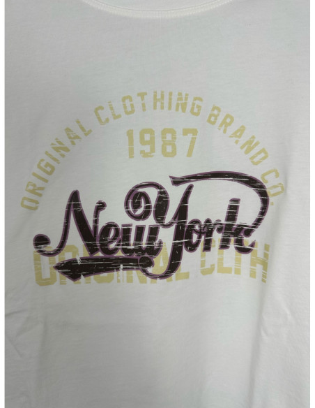 Vicolo T-shirt Stampa New York Vintage