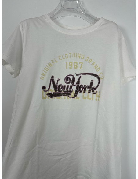 Vicolo T-shirt Stampa New York Vintage