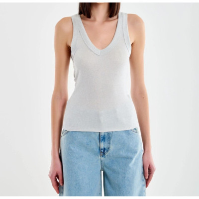 Vicolo Canotta Basic Scollo a V Lurex Vicolo Canotta Basic Scollo a V Lurex