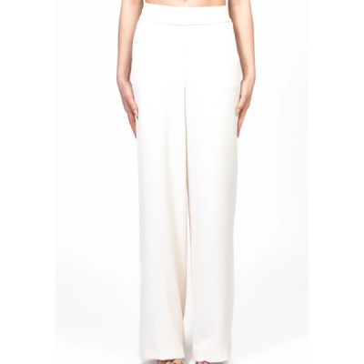 Vicolo Pantalone Palazzo In Crepe Fluido Vicolo Pantalone Palazzo In Crepe Fluido