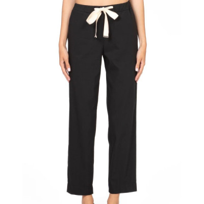 Vicolo Pantalone Popeline Elastico In Vita Vicolo Pantalone Popeline Elastico In Vita