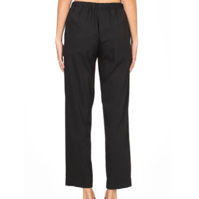 Vicolo Pantalone Popeline Elastico In Vita Vicolo Pantalone Popeline Elastico In Vita