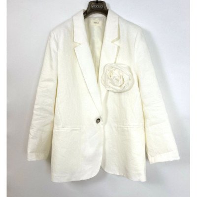 Vicolo Giacca Monopetto Con Fiore