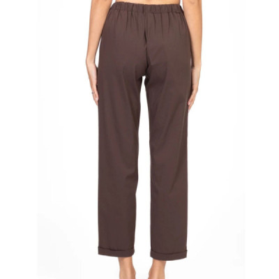 Vicolo Pantalone Popeline Elastico In Vita Vicolo Pantalone Popeline Elastico In Vita